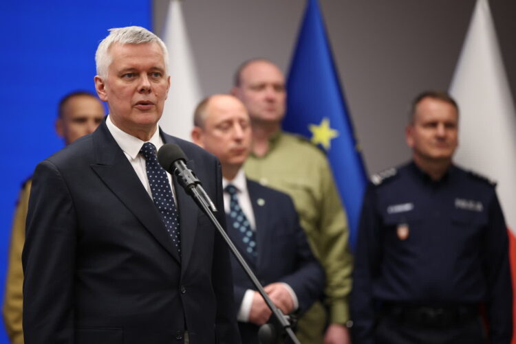 Tomasz Siemoniak z wizytą w Krakowie (PAP/Łukasz Gągulski)