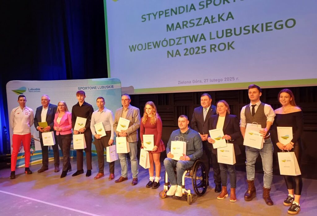 Uroczystość wręczenia stypendiów sportowych marszałka województwa lubuskiego (fot. Piotr Bakselerowicz/RZ)