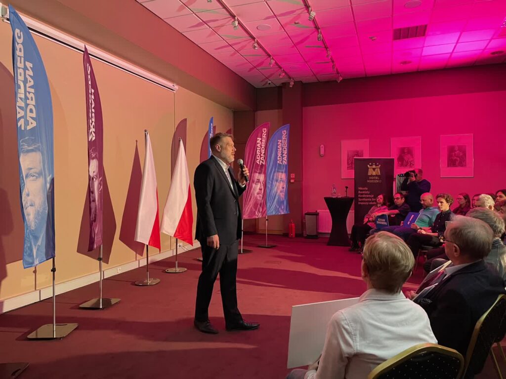 Adrian Zandberg spotkał się z gorzowianami Radio Zachód - Lubuskie