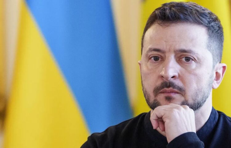 Wołodymyr Zełenski Fot. PAP/EPA/JAVAD PARSA