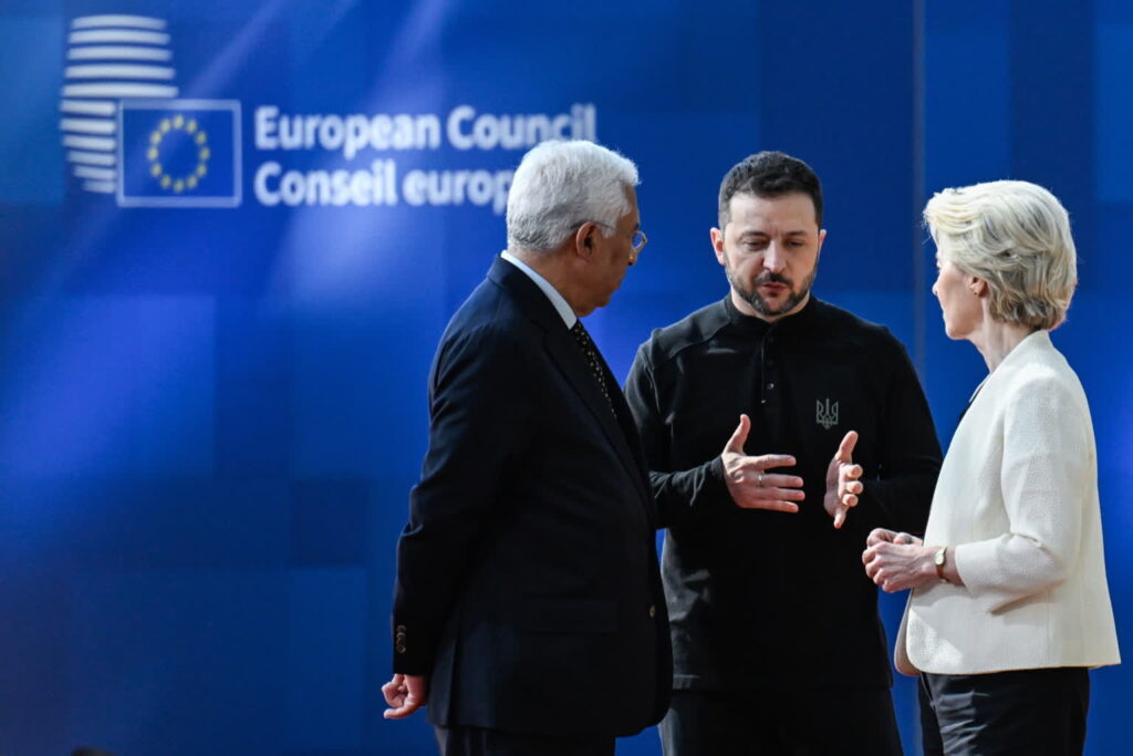 Zełenski w Brukseli: Rosja łatwo może udowodnić chęć zakończenia wojny 4 BELGIA UE SPECJALNE POSIEDZENIE RADY EUROPEJSKIEJ. Fot. PAP/Wiktor Dąbkowski