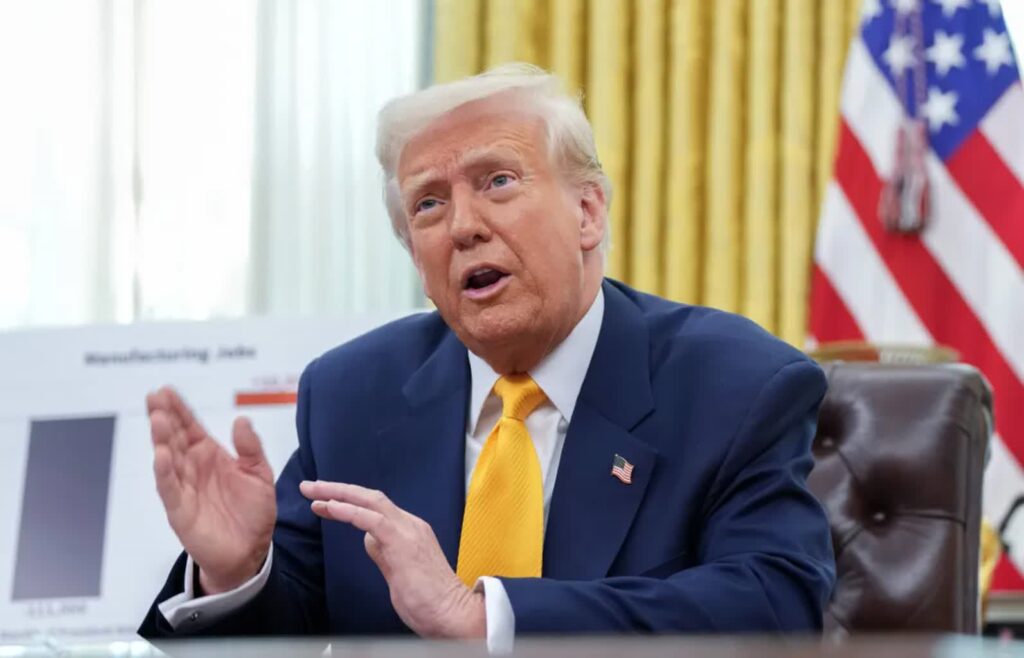 Donald Trump. Fot. PAP/EPA/CHRIS KLEPONIS