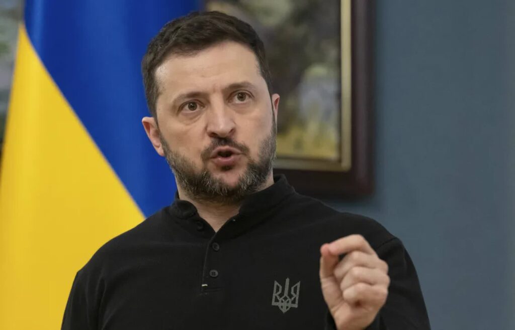 Wołodymyr Zełenski. Fot. PAP/EPA/STRINGER