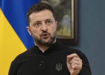 Wołodymyr Zełenski. Fot. PAP/EPA/STRINGER