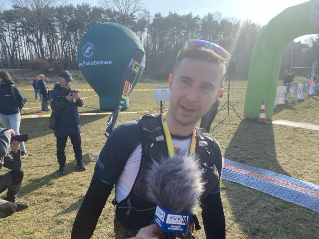 Ultramaraton Zielonogórski: Zwycięzca biegał po lasach 9 godzin! Andrzej Januszewski z Warszawy - zwycięzca biegu na 103 km (fot. Jakub Lesiński)