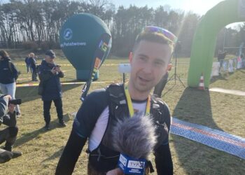 Andrzej Januszewski z Warszawy - zwycięzca biegu na 103 km (fot. Jakub Lesiński)