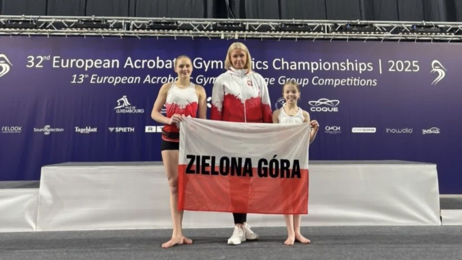 Akrobatki UKS-u As Zielona Góra ósme na Mistrzostwach Europy Grup Wiekowych