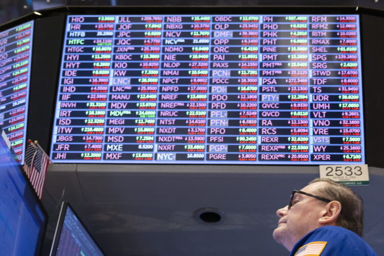 Będzie unijna odpowiedź na amerykańskie cła 9 Giełda w Nowym Jorku (PAP/EPA/JUSTIN LANE)