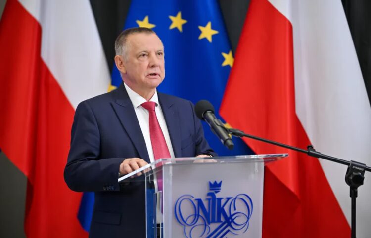 Prezes NIK Marian Banaś Fot. PAP/Przemysław Piątkowski