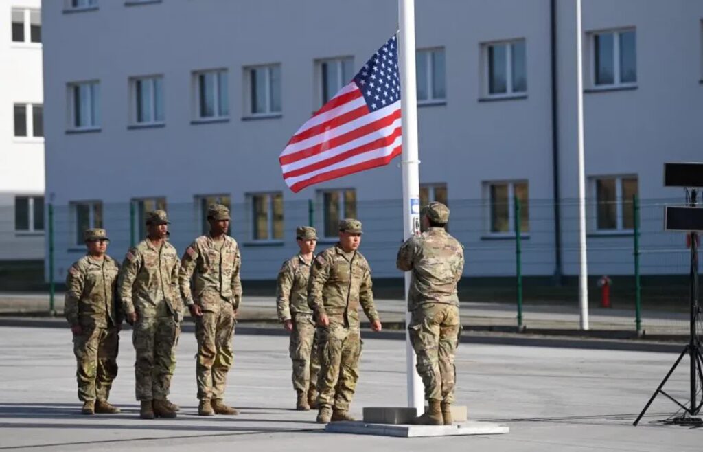 Otwarcie nowego obozu armii USA w w Centrum Szkolenia Bojowego Drawsko. Fot. MON/X