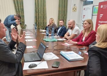 Spotkanie w zielonogórskim biurze Polskiej Agencji Inwestycji i Handlu (fot. Piotr Bakselerowicz)