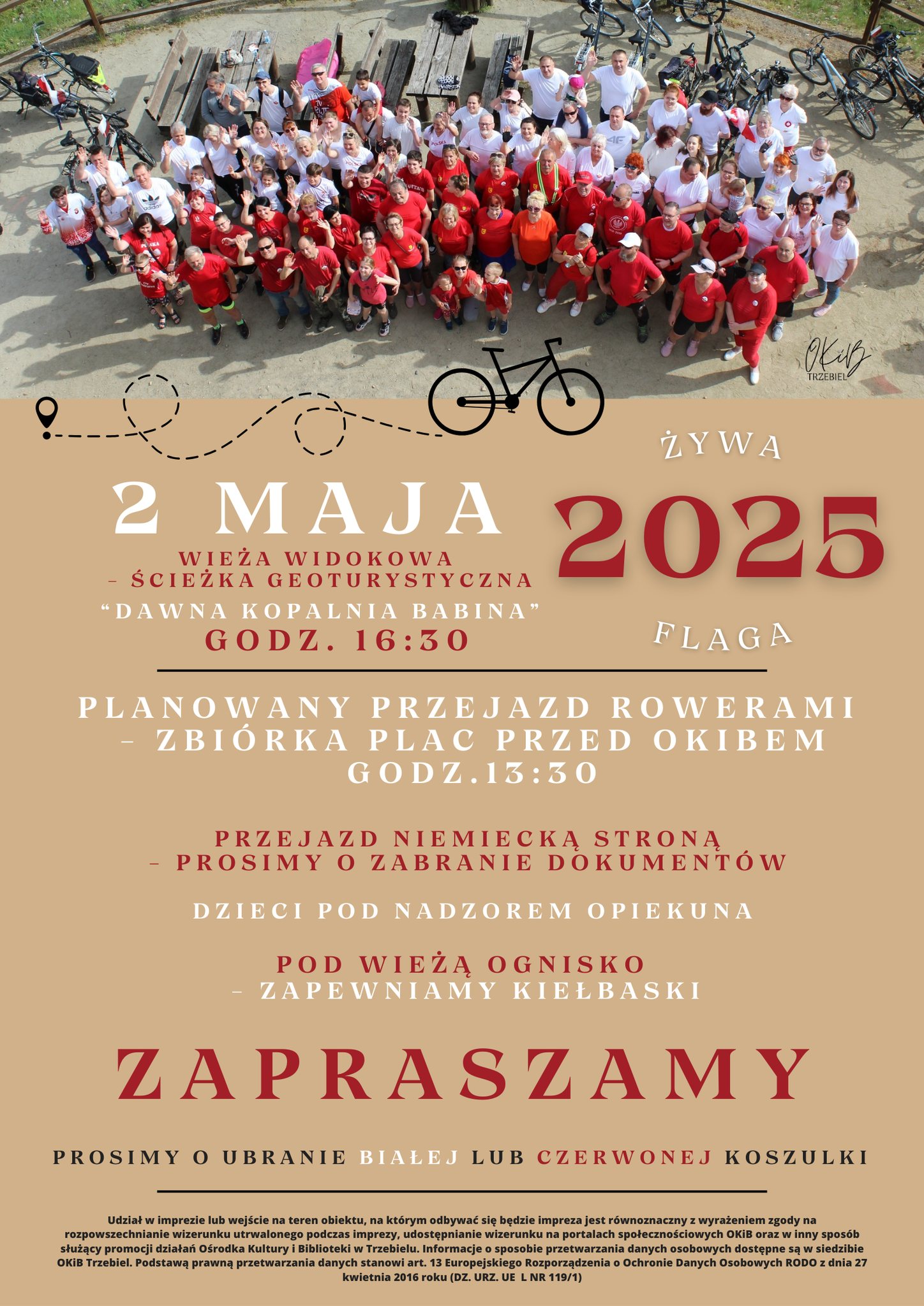 Trzebiel zaprasza do stworzenia wielkiej flagi Radio Zachód - Lubuskie