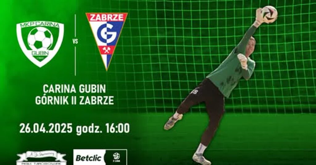 Carina Gubin podejmie groźne rezerwy Górnika Carina Gubin podejmie groźne rezerwy Górnika Radio Zachód - Lubuskie