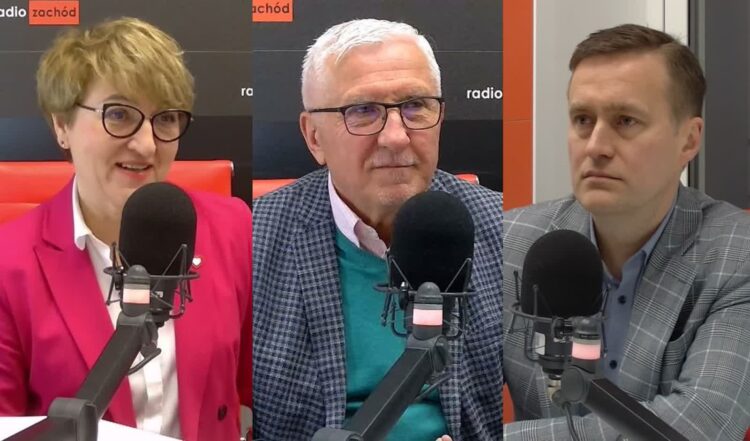 Od lewej: Elżbieta Anna Polak, Wadim Tyszkiewicz i Tomasz Nesterowicz (fot. RZ)