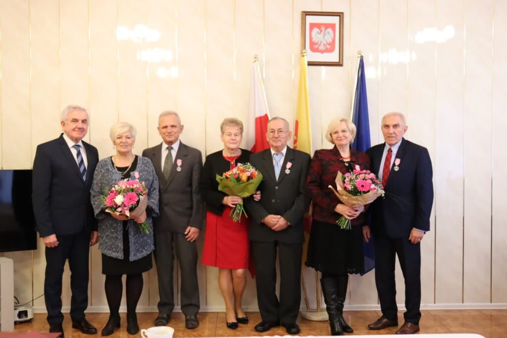 Jubileusze małżeńskie w Babimoście 3 Pary nagrodzone w Babimoście w 2022 roku - fot. UM Babimost