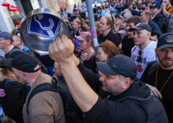 Protest w Warszawie. Fot. PAP/Paweł Supernak