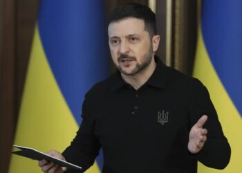 Wołodymyr Zełenski Fot. PAP/EPA/STRINGER