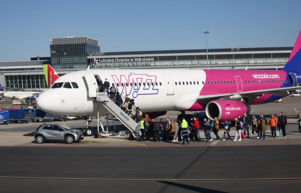 Samolot Wizz Air. Fot. PAP/Leszek Szymański