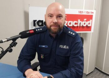komisarz Maciej Kimet, rzecznik lubuskiej policji Radio Zachód - Lubuskie