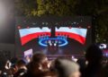 Debatę w Końskich transmitowały TVP, TVN i Polsat Fot. PAP/Adam Kumorowicz