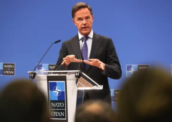 Mark Rutte, fot. PAP/EPA/OLIVIER HOSLET