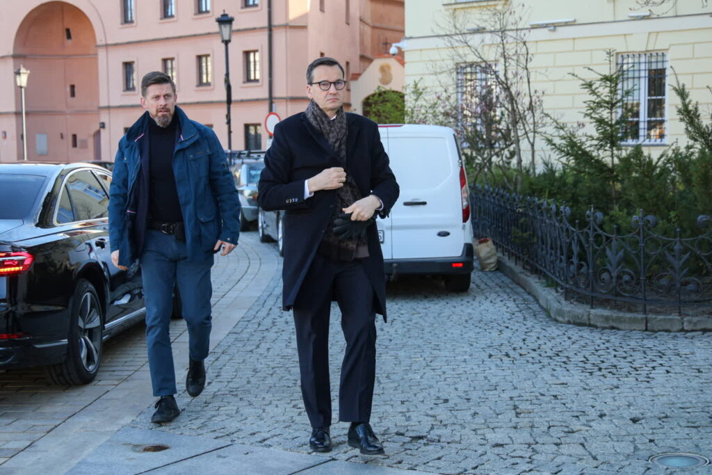 Były premier Mateusz Morawiecki Fot. PAP/Rafał Guz