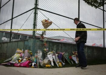 Miejsce zamachu w Vancouver. Fot. PAP/EPA/JUSTINE BEAULIEU-POUDRIER