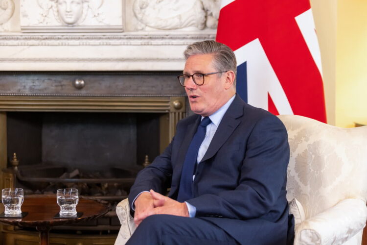 Na zdjęciu brytyjski premier Keir Starmer (PAP/EPA/BETTY LAURA ZAPATA / POOL)