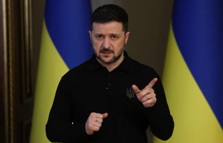 Wołodymyr Zełenski Fot. PAP/Victor Kovalchuk