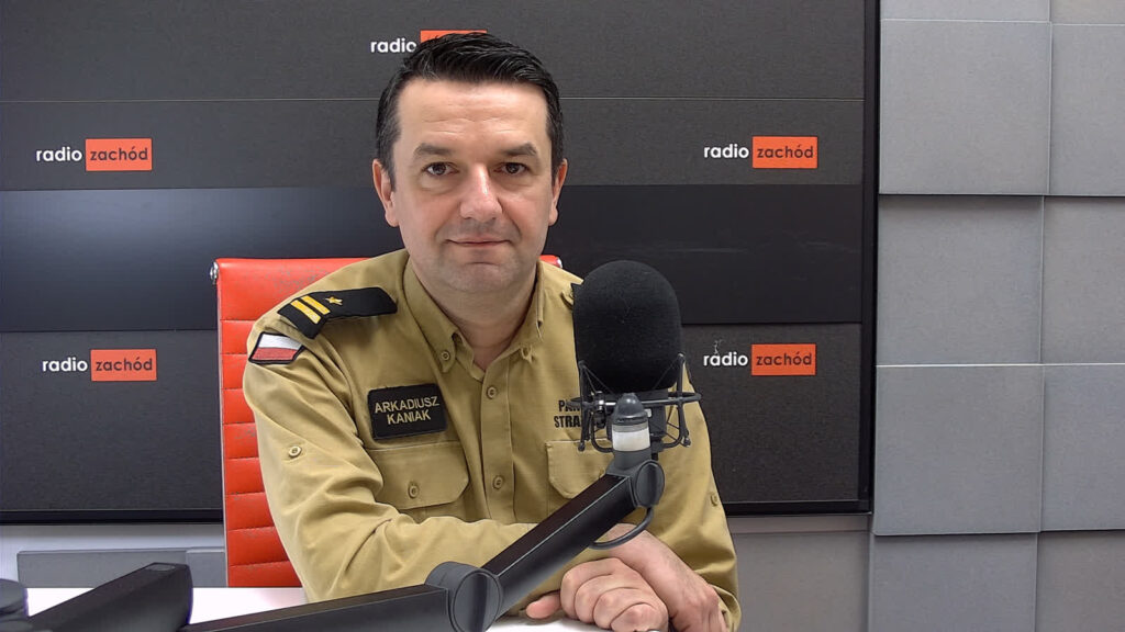 Arkadiusz Kaniak, rzecznik lubuskiej straży pożarnej Radio Zachód - Lubuskie