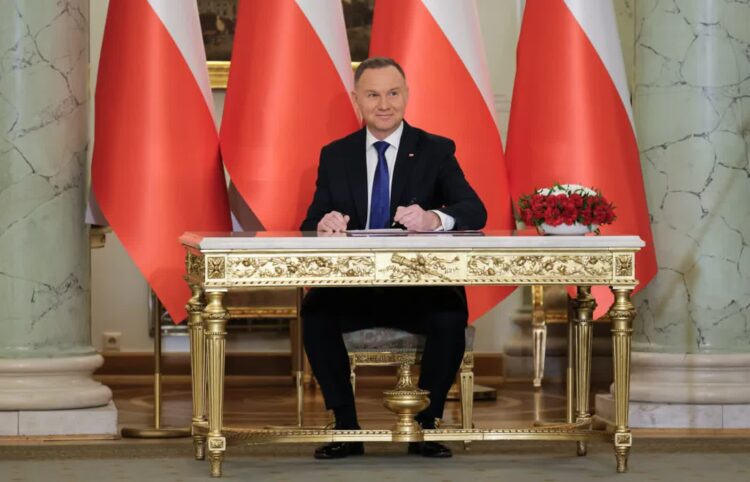 Prezydent Andrzej Duda Fot. PAP/Paweł Supernak