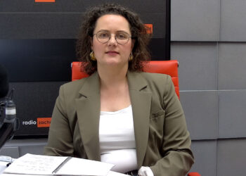 Małgorzata Jagoda, prezeska Stowarzyszenia „Sołtysi Ziemi Lubuskiej” Radio Zachód - Lubuskie