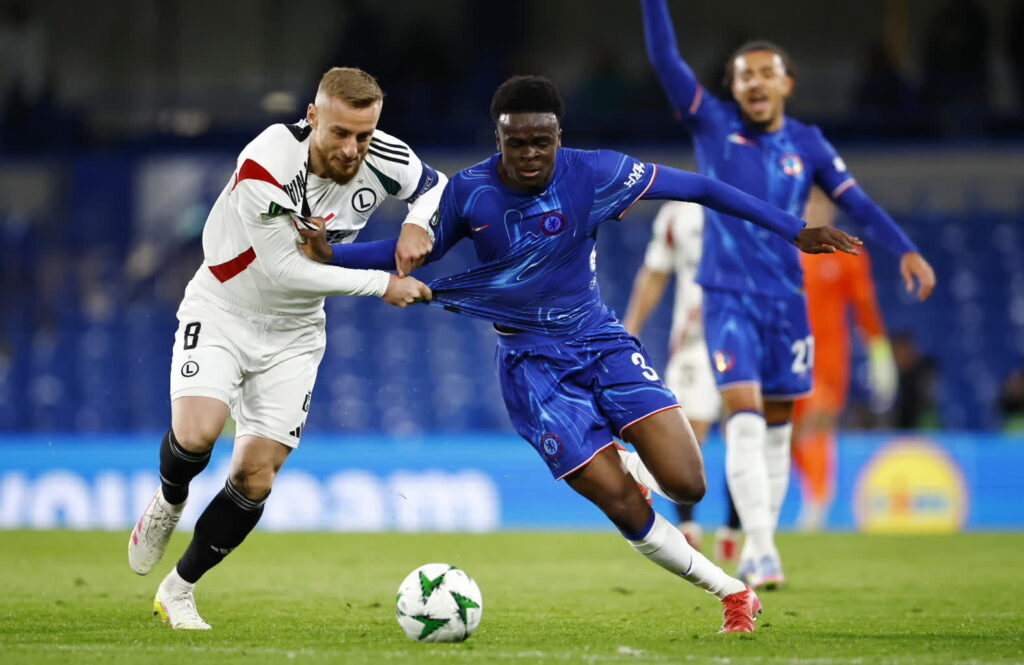 Legia Warszawa wygrała w Londynie z Chelsea Mecz Legia-Chelsea. Fot. PAP/EPA/TOLGA AKMEN