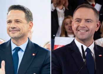 Kandydaci na prezydenta Polski - Rafał Trzaskowski i Karol Nawrocki (fot. oficjalne strony kandydatów na Facebooku)