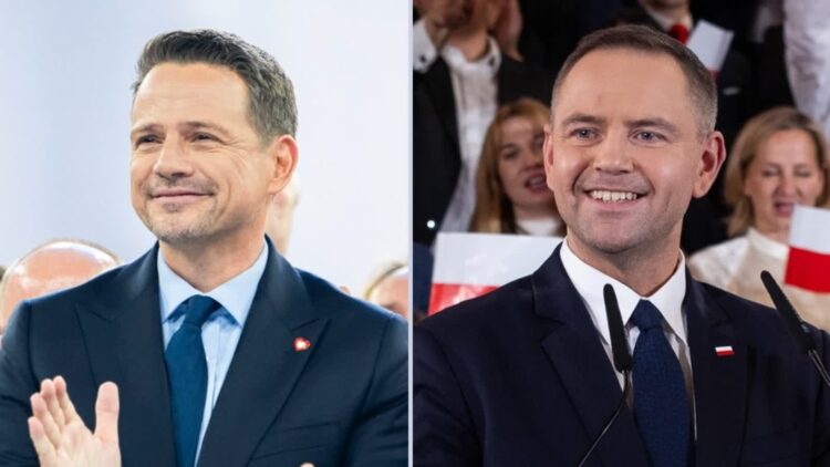 Kandydaci na prezydenta Polski - Rafał Trzaskowski i Karol Nawrocki (fot. oficjalne strony kandydatów na Facebooku)