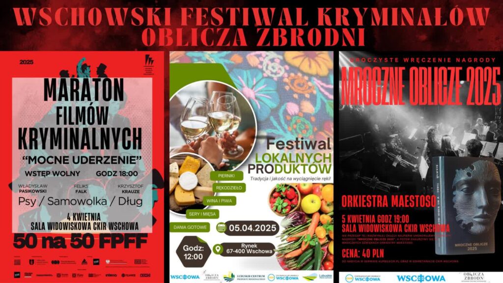 Kryminalna Wschowa 1 festiwal kryminałów Wschowa