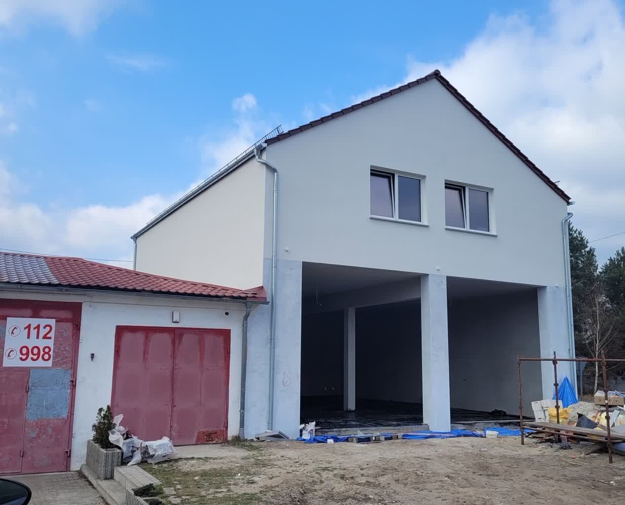 Remiza w Żarkach Wielkich pnie się w górę