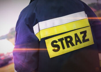 Płoną trawy na dawnym poligonie Radio Zachód - Lubuskie