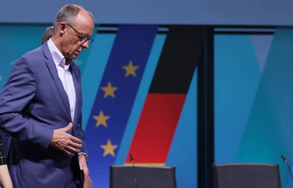 Friedrich Merz, fot. PAP/EPA/HANNIBAL HANSCHKE