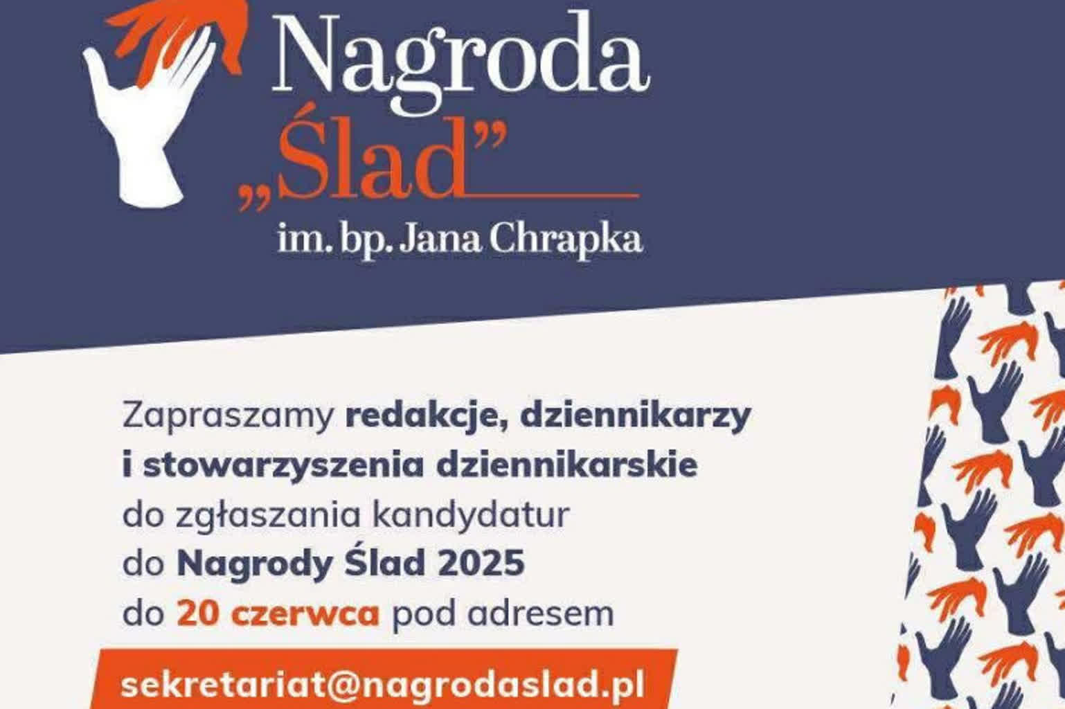 Można zgłaszać kandydatów do nagrody im. bp. Jana Chrapka