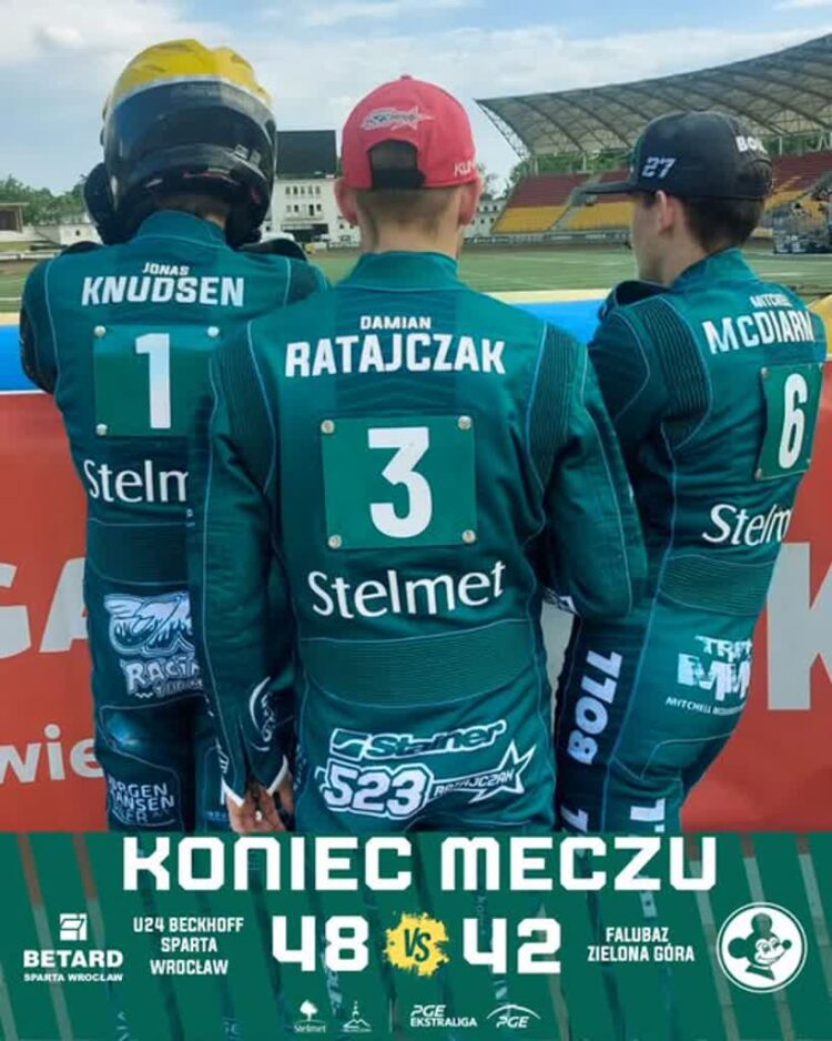 Falubaz przegrał w ekstralidze U-24 we Wrocławiu 9 Falubaz przegrał w ekstralidze U-24 we Wrocławiu Radio Zachód - Lubuskie