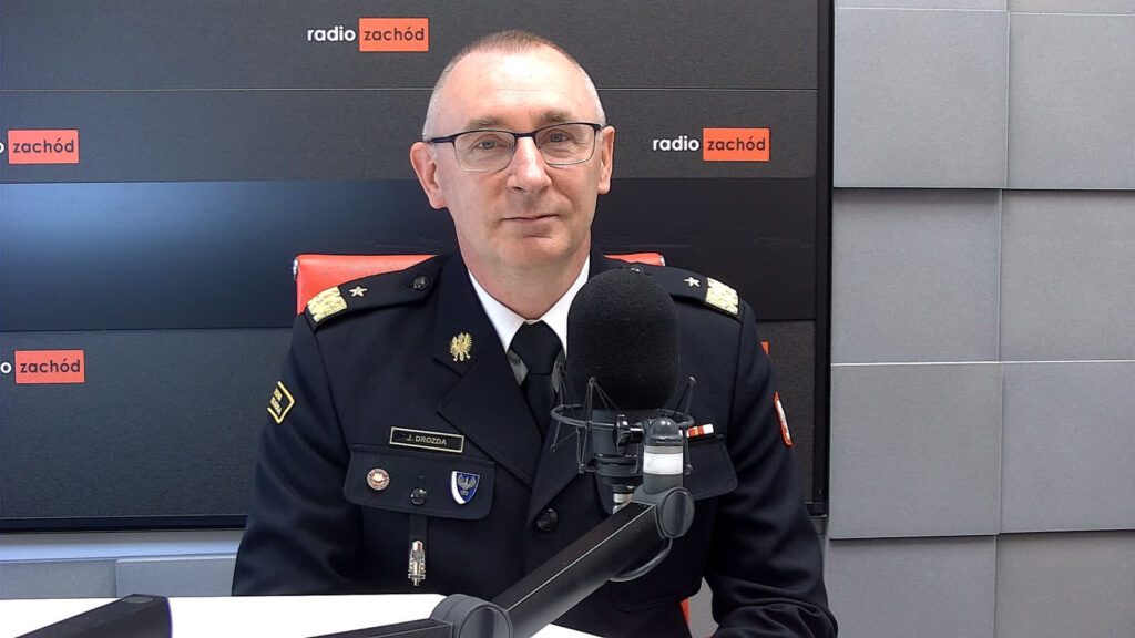 nadbrygadier Janusz Drozda, komendant wojewódzki PSP w Gorzowie Radio Zachód - Lubuskie