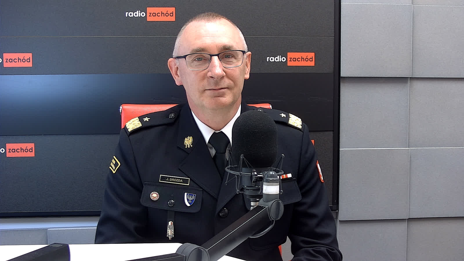 Nadbrygadier Janusz Drozda, komendant wojewódzki PSP w Gorzowie