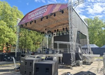 Scena już stoi. W sobotę Święto Województwa Lubuskiego Radio Zachód - Lubuskie