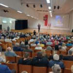 Kampania prezydencka 2025. Były premier Mateusz Morawiecki (PiS) w Zielonej Górze (fot. Piotr Bakselerowicz)