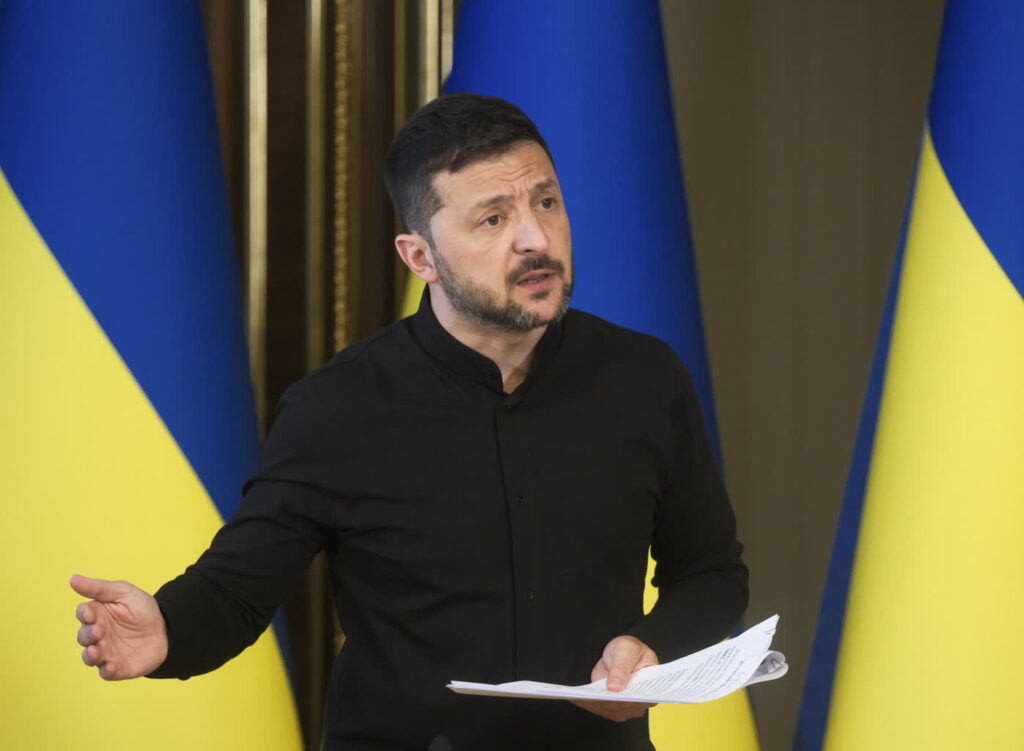 Wołodymyr Zełenski (PAP/EPA/STRINGER)