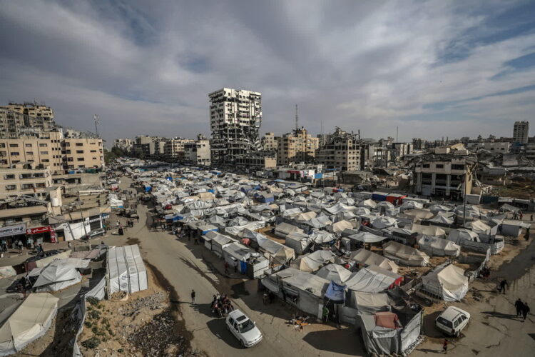 Strefa Gazy (PAP/EPA/MOHAMMED SABER)