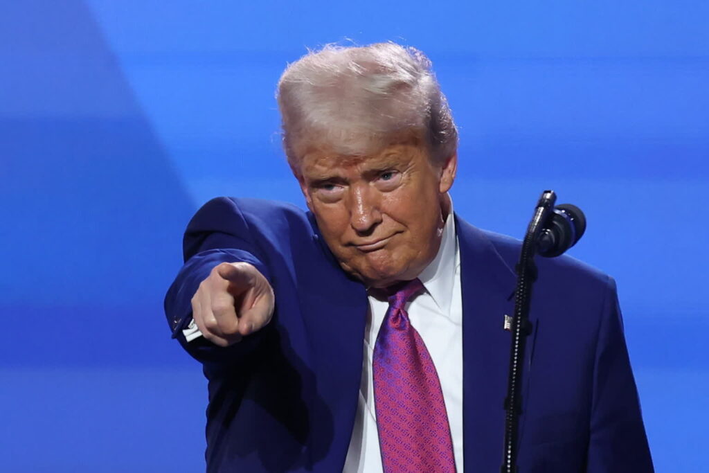 Donald Trump (PAP/EPA/ALI HAIDER)