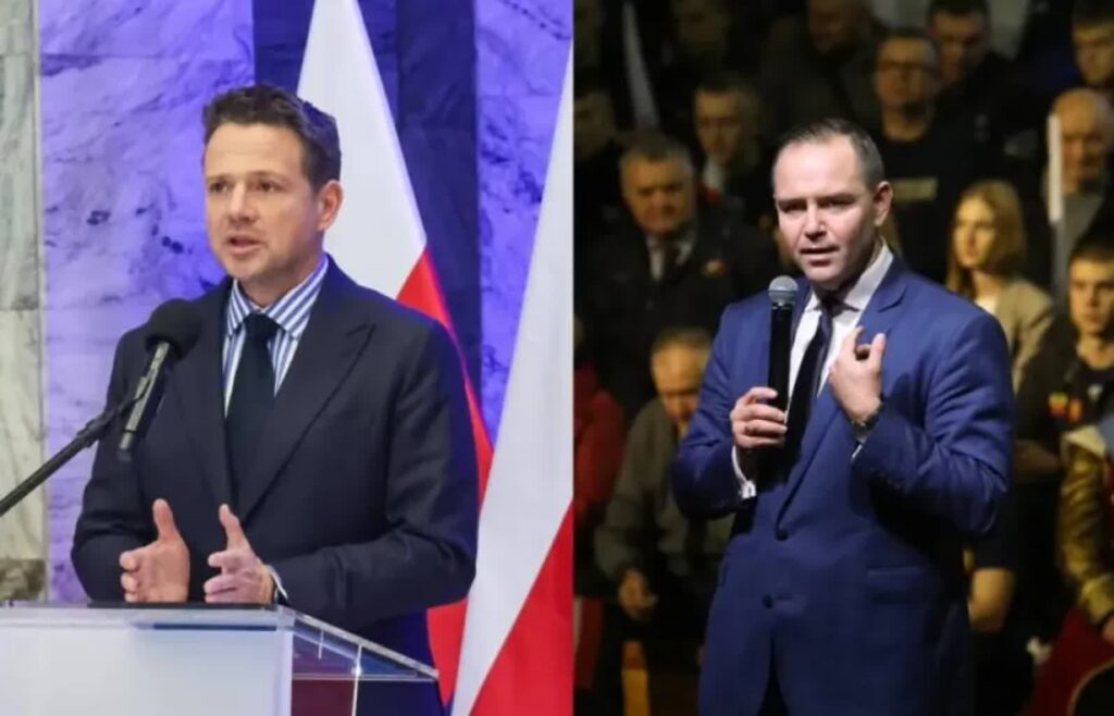 Karol Nawrocki, Rafał Trzaskowski. Fot. PAP/Albert Zawada/Artur Reszko