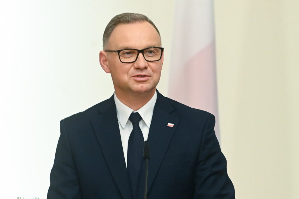 Prezydent Duda w Sofii: Podtrzymuję poparcie dla Nawrockiego 2 Prezydent Andrzej Duda podczas wizyty w Sofii (PAP/Piotr Nowak)